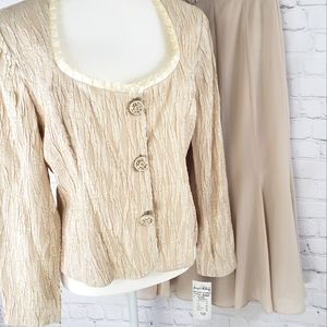 Joseph Ribkoff Skirt Set Cream Size 10